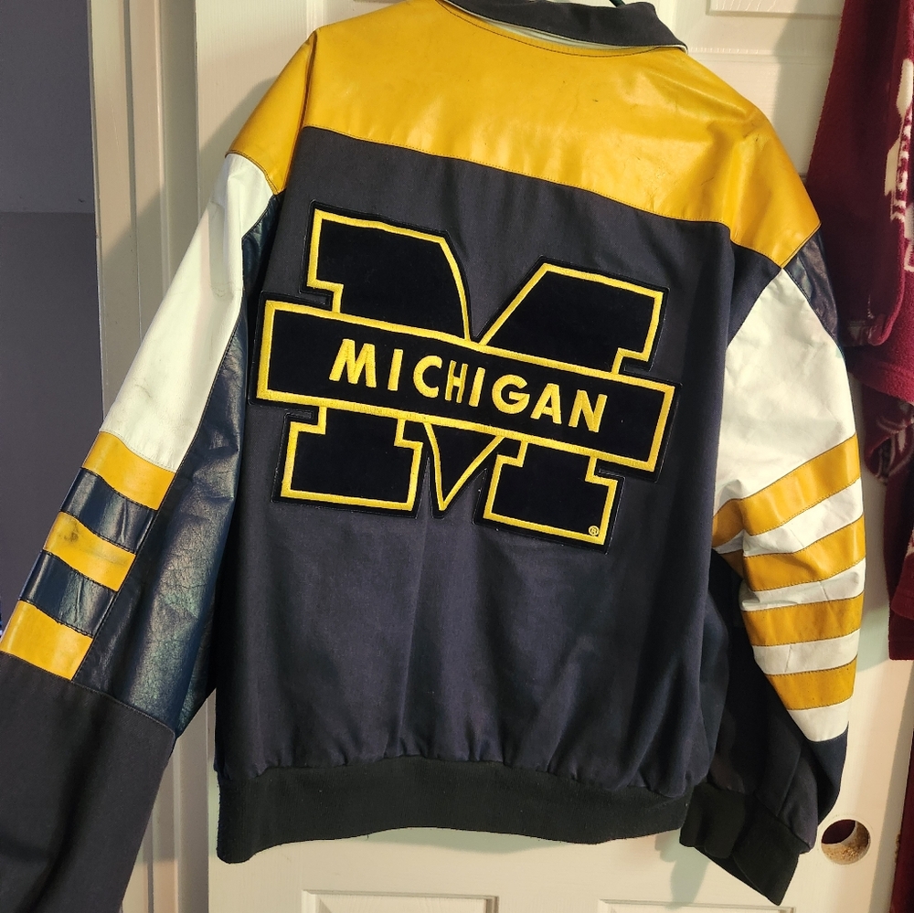 Vintage Michigan Leather Jacket
